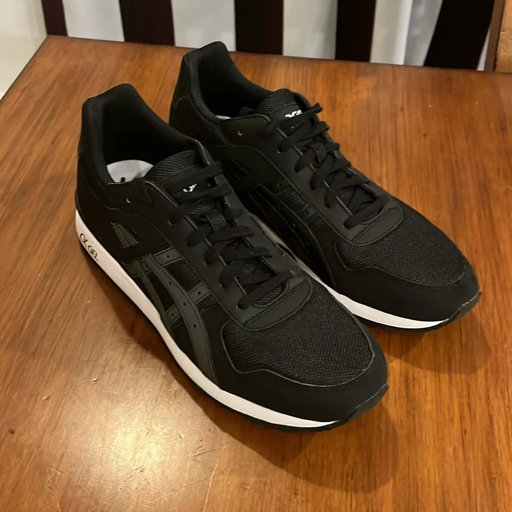 ASICS GT-II Shoes Sneakers H549Y 9090 new black white Mens Size 10.5
